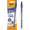 BIC Cristal Large Bolígrafos de Punta Ancha (1,6 mm) que Facilitan la Legibilidad - Tinta Azul, Pack de 5